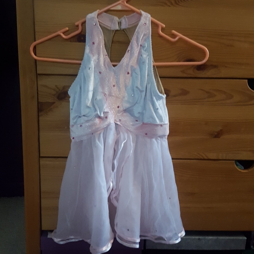 Pink and White Dance Costume